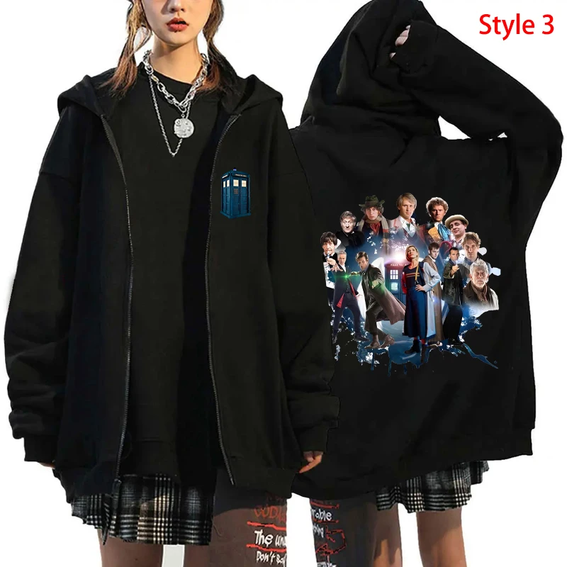New Women's Men's Fashion Doctor Who Printed Zipper Hoodies Casual Long Sleeve Hoody Sweatshirts Autumn Winter Loose Zip Hooded
New Women's Men's Fashion Doctor Who Printed Zipper Hoodies Casual Long Sleeve Hoody Sweatshirts Autumn Winter Loose Zip Hooded