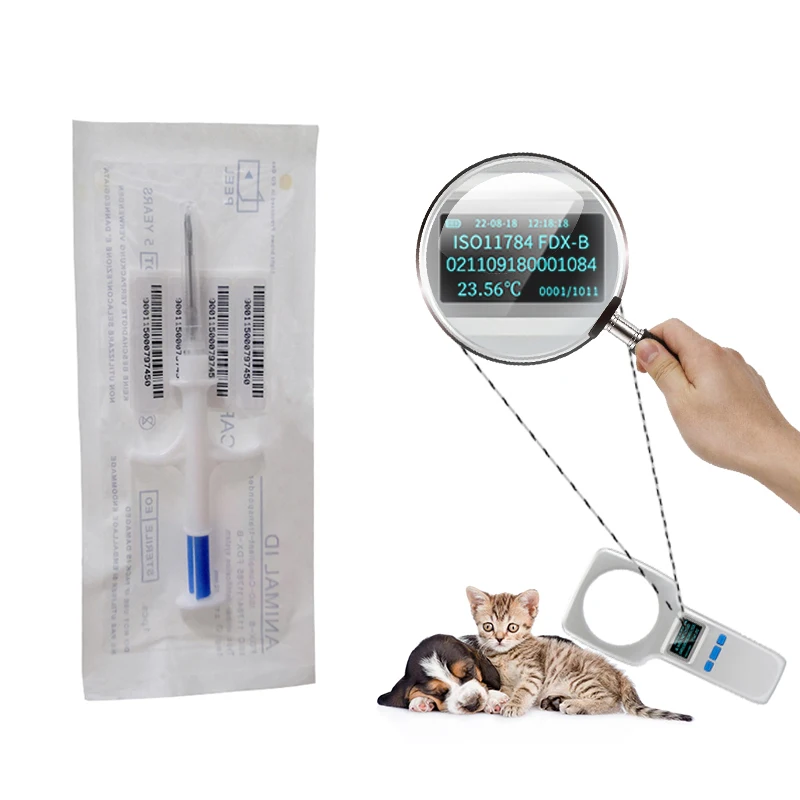 10pcs 134.2KHz Pet Temperature Monitoring Glass Chip FDX-B Animal Temperature Microchip Syringe for Cat Dog
10pcs 134.2KHz Pet Temperature Monitoring Glass Chip FDX-B Animal Temperature Microchip Syringe for Cat Dog