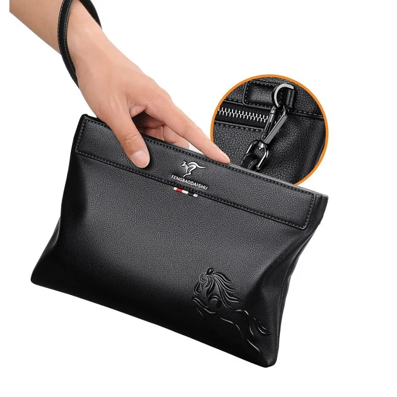 Men's Large Business Casual Clutch Bag Korean Style Zippered Envelope Handbag Trendy Accessory for Men
Men's Large Business Casual Clutch Bag Korean Style Zippered Envelope Handbag Trendy Accessory for Men