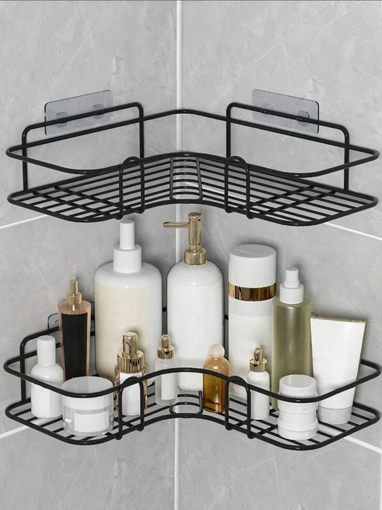 1pc Bathroom Shelf, Shower Caddy Rack, Bathroom Kitchen No Punching Triangle Rack,Punch-Free Bathroom Rack
1pc Bathroom Shelf, Shower Caddy Rack, Bathroom Kitchen No Punching Triangle Rack,Punch-Free Bathroom Rack