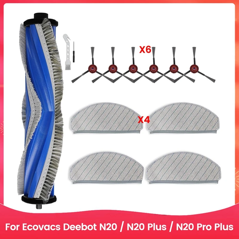 ABMR-For Ecovacs Deebot N20 / N20 Plus / N20 Pro Plus Robot Vacuum Cleaner, Replacement Parts Main Side Brush Mop Cloth
ABMR-For Ecovacs Deebot N20 / N20 Plus / N20 Pro Plus Robot Vacuum Cleaner, Replacement Parts Main Side Brush Mop Cloth