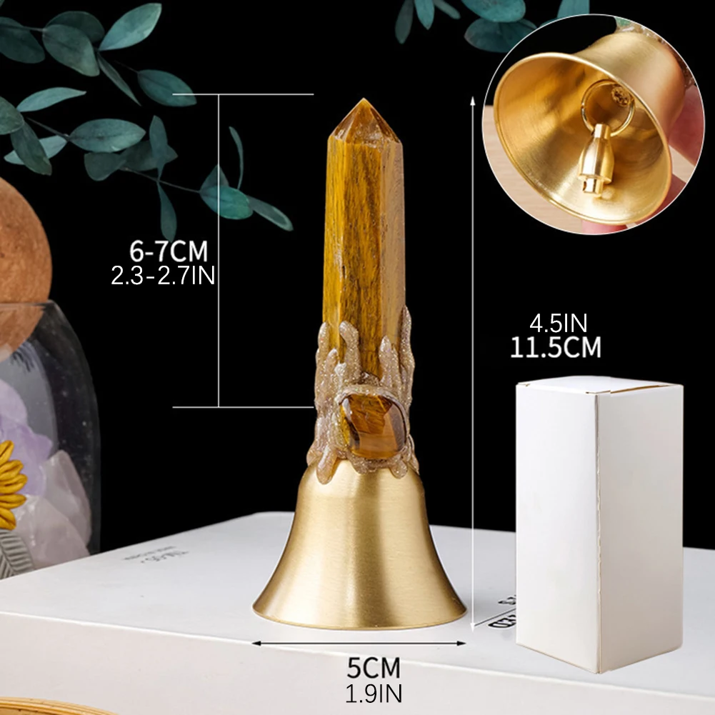 Handbells Altar Bells Natural Crystals Towers Bell for Meditation Home Decoration
Handbells Altar Bells Natural Crystals Towers Bell for Meditation Home Decoration