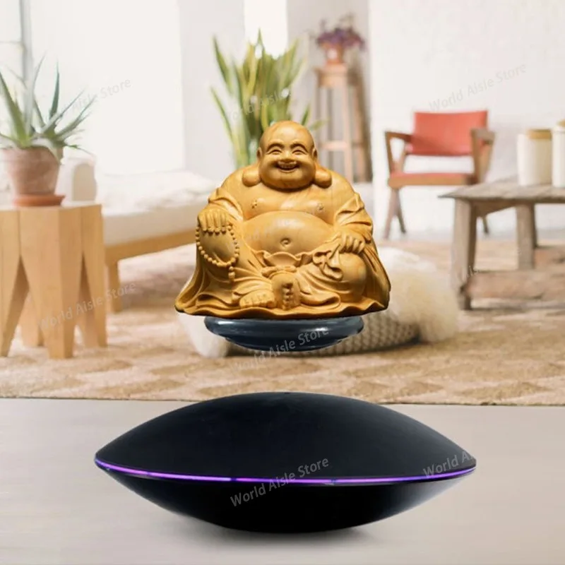 Magnetic Levitation Display Stand, Black Flying Saucer-style Advertising Display Stand, Creative Decorative Item
Magnetic Levitation Display Stand, Black Flying Saucer-style Advertising Display Stand, Creative Decorative Item