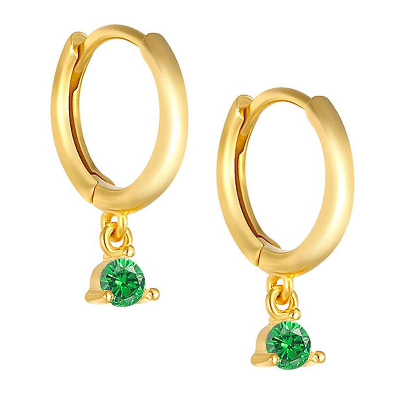 925 Sterling Silver Colored Zircon Women's Hoop Earrings Crystal Round Pendant Fashionable Exquisite Party Jewelry
925 Sterling Silver Colored Zircon Women's Hoop Earrings Crystal Round Pendant Fashionable Exquisite Party Jewelry