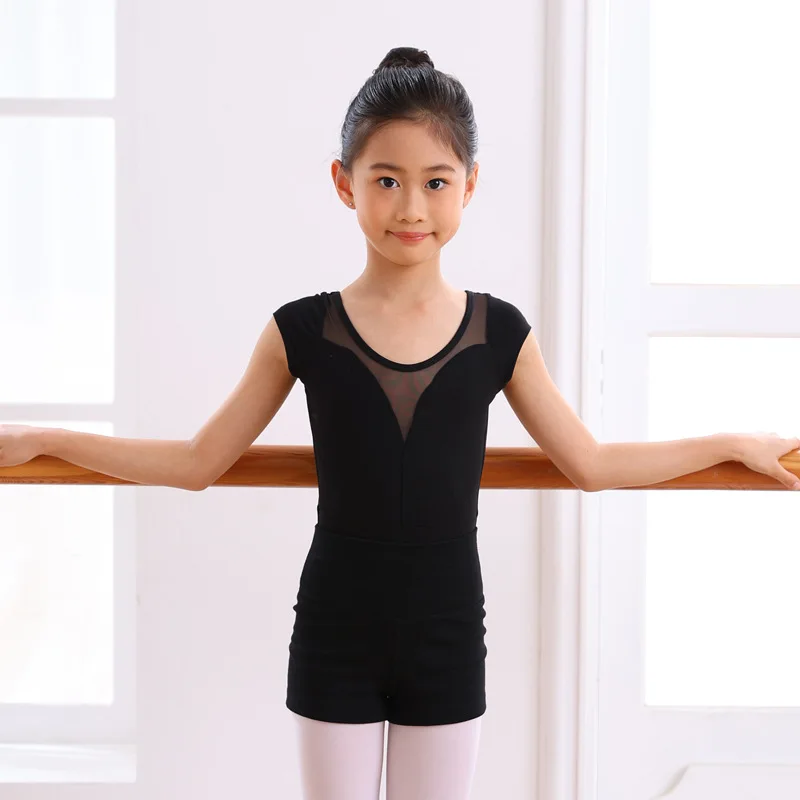Black Short-sleeve Dancewear for Girls, Ballet Practice Leotard, Kids Stage Costume Set with Short Sleeve Top and Shorts
Black Short-sleeve Dancewear for Girls, Ballet Practice Leotard, Kids Stage Costume Set with Short Sleeve Top and Shorts