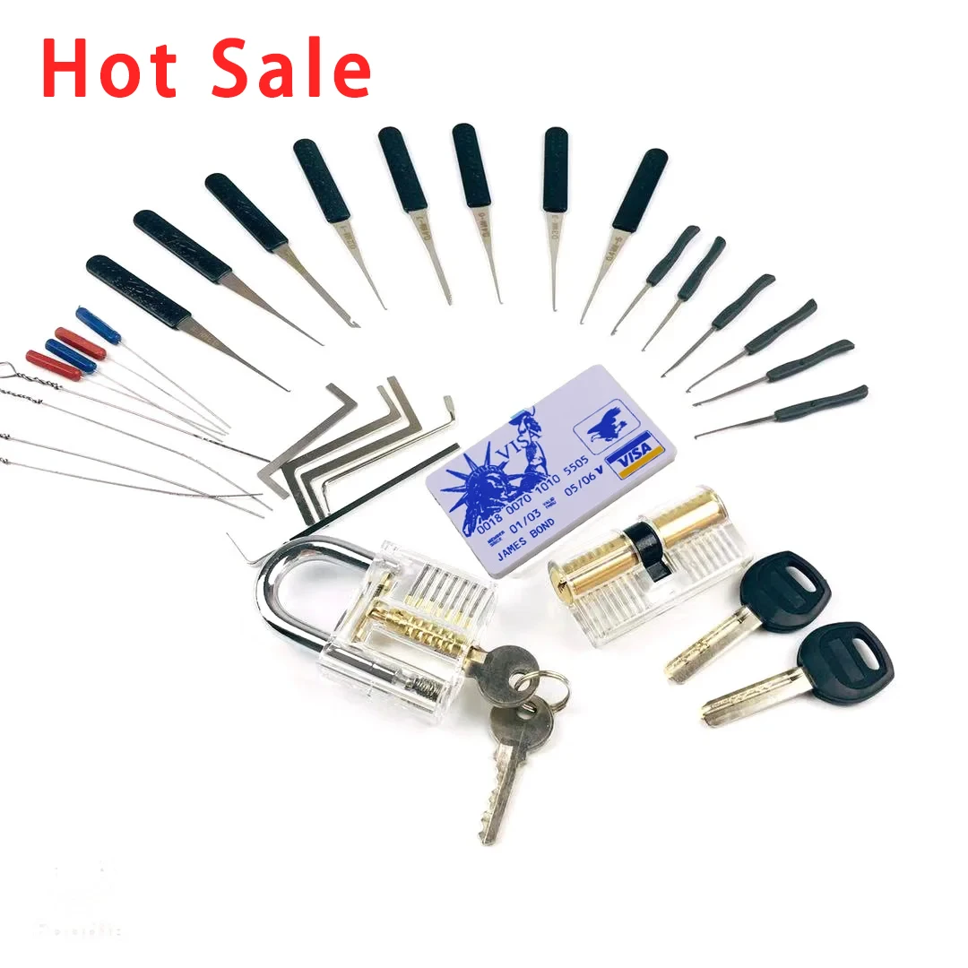 Locksmith Tools Transparent Lock and Tool Combination,Locksmith Learning Kit,2pcs Different Locks for Practice Picking
Locksmith Tools Transparent Lock and Tool Combination,Locksmith Learning Kit,2pcs Different Locks for Practice Picking