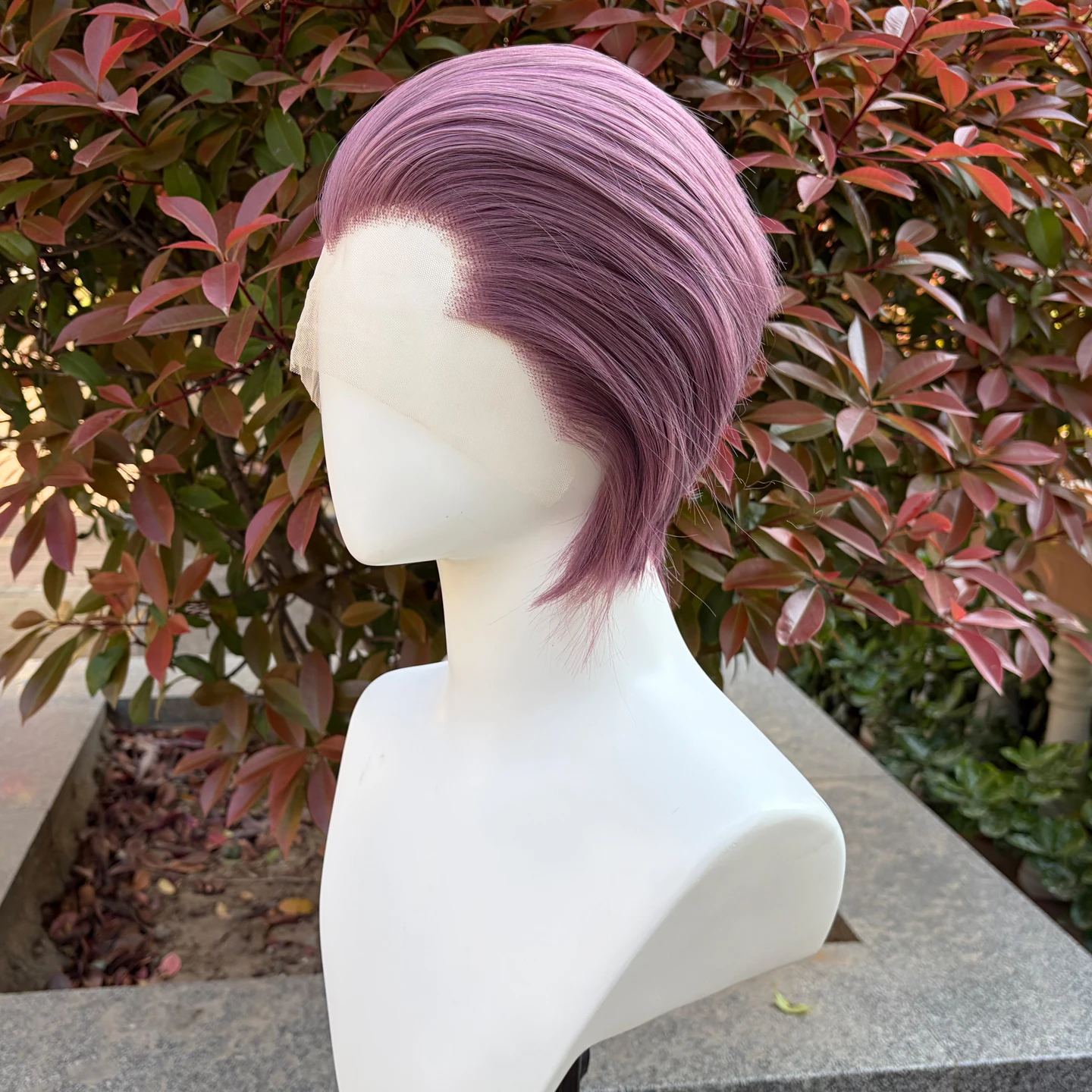 Purple Short Bob Synthetic Wigs Widow‘s Peak 13×4 Lace Front Wigs Straight Bob Cut Glueless Lace Cosplay Wig Heat Resistant
Purple Short Bob Synthetic Wigs Widow‘s Peak 13×4 Lace Front Wigs Straight Bob Cut Glueless Lace Cosplay Wig Heat Resistant