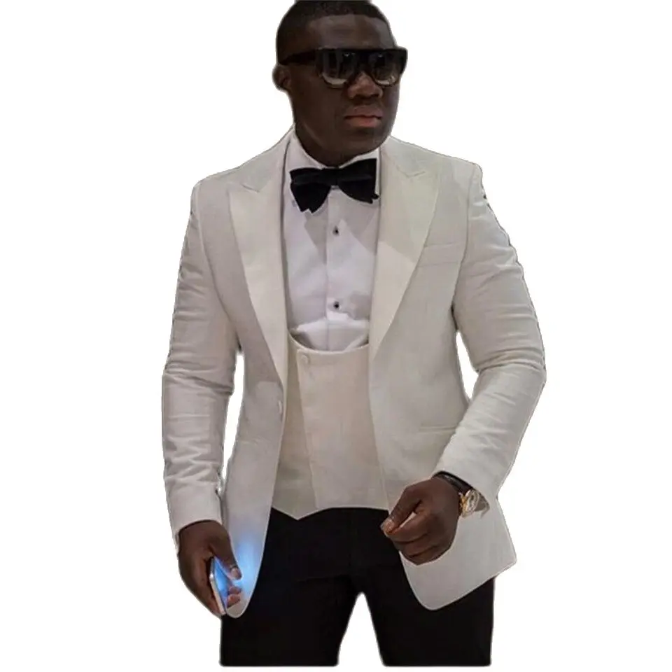 New Classic Men’s Suit Smolking Noivo Terno Slim Fit Easculino Evening Suits For Men white top and black pants groom tuxedo slim
New Classic Men’s Suit Smolking Noivo Terno Slim Fit Easculino Evening Suits For Men white top and black pants groom tuxedo slim