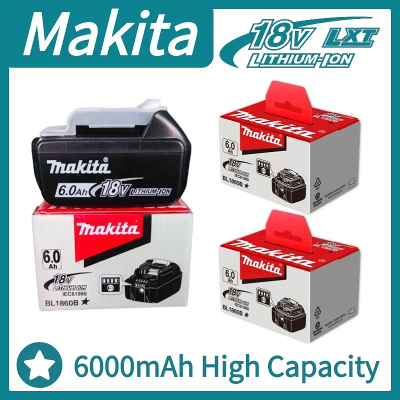 Сверхвместимый аккумулятор Makita 18 В, 6,0 Ач , Универсальная батарея Makita 18 В для всех инструментов Makita 18 В.
Сверхвместимый аккумулятор Makita 18 В, 6,0 Ач , Универсальная батарея Makita 18 В для всех инструментов Makita 18 В.