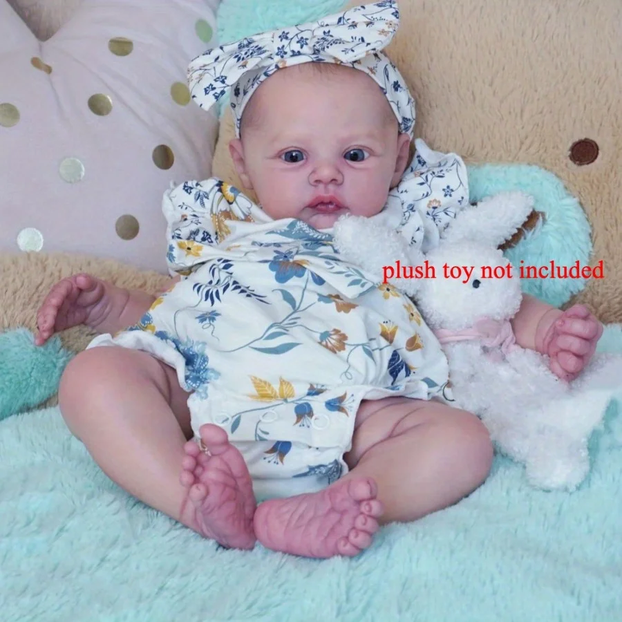 BZDOLL 48cm Meadow Reborn Doll, 3D Skin & Visible Veins (Vinyl Limbs, Cloth Body), 19in Newborn Toy for Birthday Gift
BZDOLL 48cm Meadow Reborn Doll, 3D Skin & Visible Veins (Vinyl Limbs, Cloth Body), 19in Newborn Toy for Birthday Gift