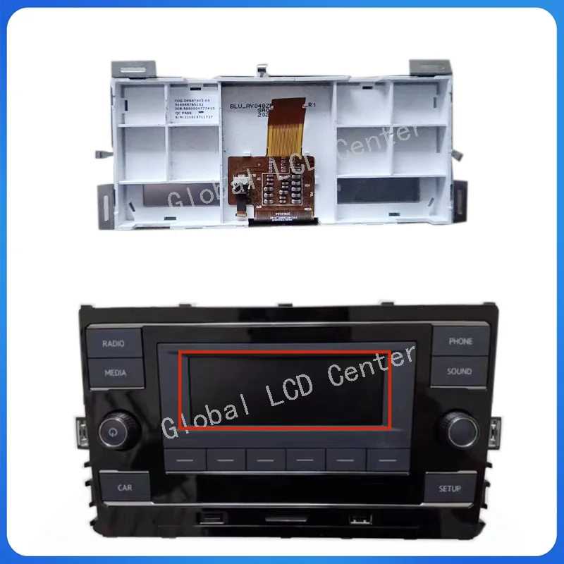 Original COG-DESAT002 LCD Display Screen For 2017-2019 VW 7C0035153 Car Radio Low SBT
Original COG-DESAT002 LCD Display Screen For 2017-2019 VW 7C0035153 Car Radio Low SBT