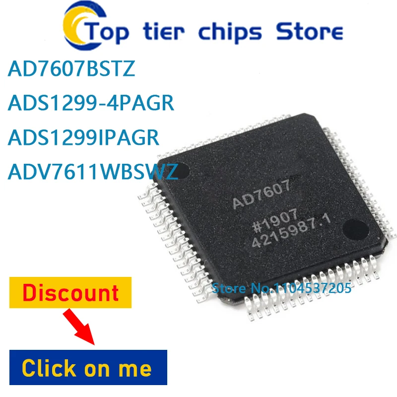1PCS~5PCS/LOT AD7607BSTZ ADS1299-4PAGR ADS1299IPAGR ADV7611WBSWZ QFP 100% NEW
1PCS~5PCS/LOT AD7607BSTZ ADS1299-4PAGR ADS1299IPAGR ADV7611WBSWZ QFP 100% NEW