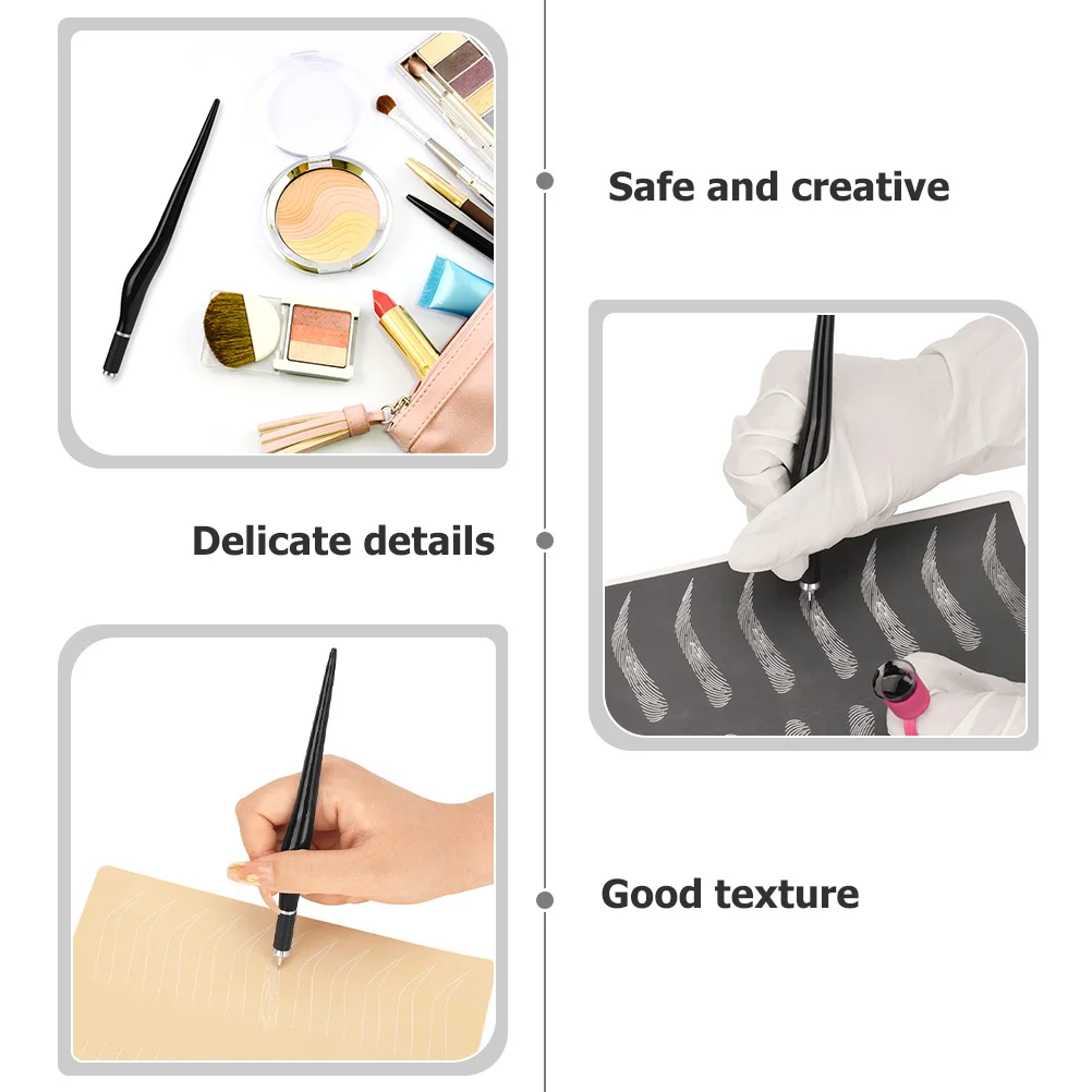 2 шт. пластиковая ручка для татуировки бровей с прецизионным наконечником, удобная ручка, легкий вес для детализации
2 шт. пластиковая ручка для татуировки бровей с прецизионным наконечником, удобная ручка, легкий вес для детализации