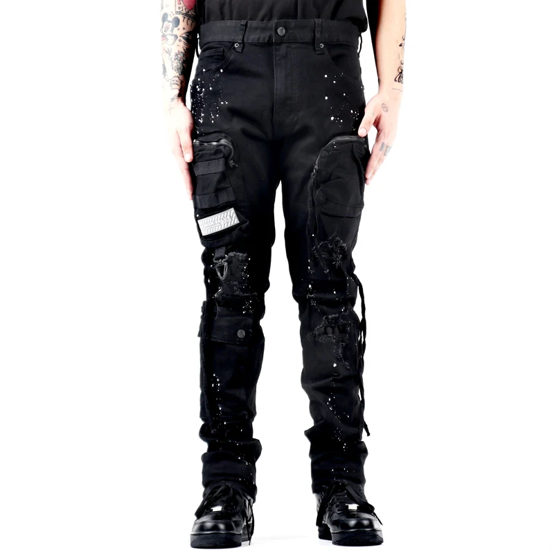 Waed Youth Slim Fit Jeans American Street Hiphop Outdoor High Street Functional Sa Multi ket Casual Cotton Stretch Denim
Waed Youth Slim Fit Jeans American Street Hiphop Outdoor High Street Functional Sa Multi ket Casual Cotton Stretch Denim