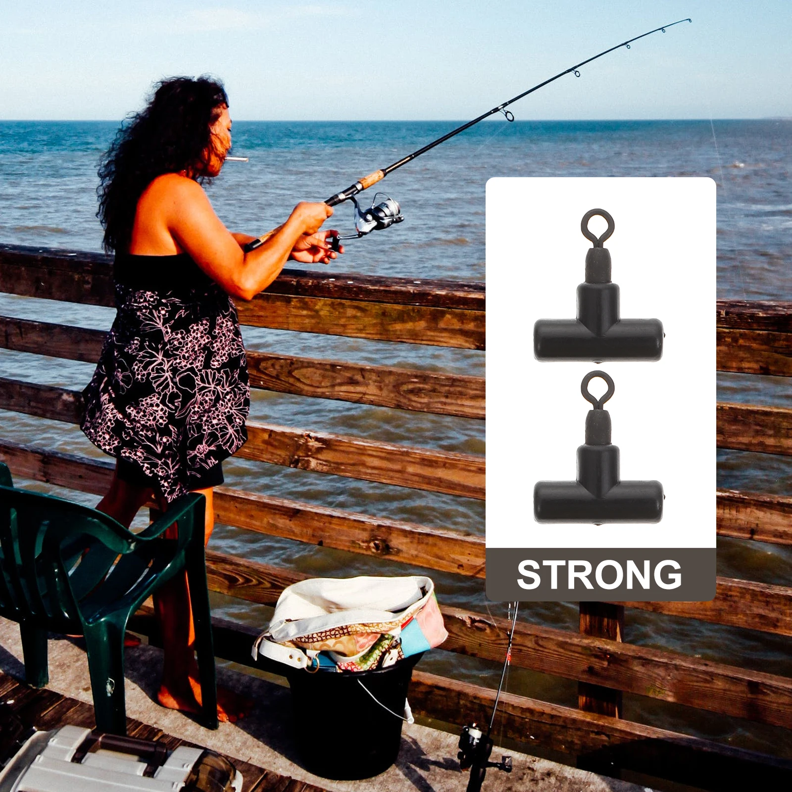 15 Pcs Fishing Turn Tee Swivel Connector Accessories Lock Swivels Rolling Abs Durable Alloy Copper Portable Outdoor Tool
15 Pcs Fishing Turn Tee Swivel Connector Accessories Lock Swivels Rolling Abs Durable Alloy Copper Portable Outdoor Tool