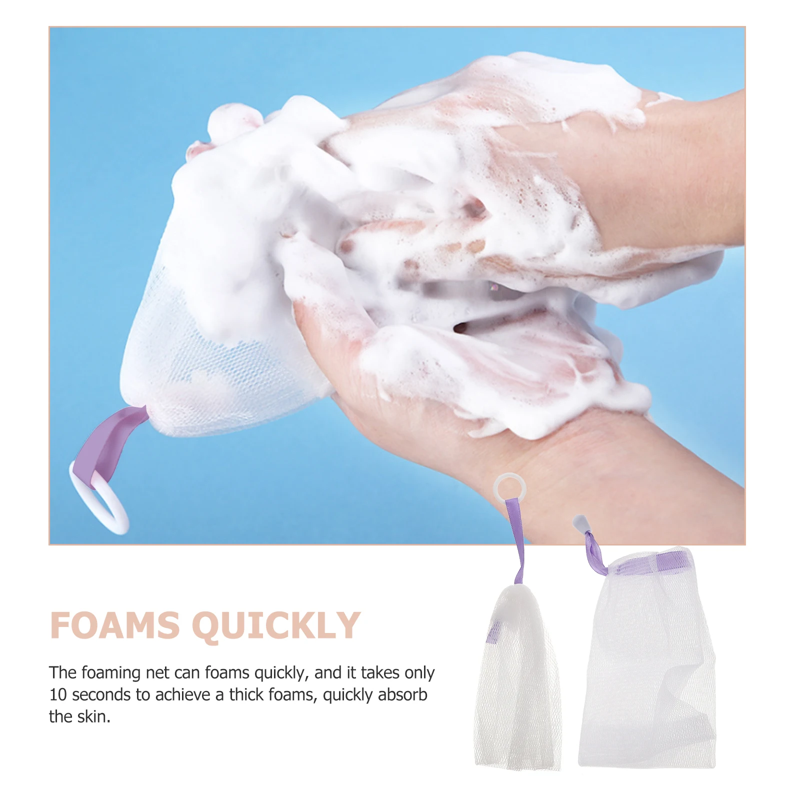 4pcs Bathing Soap Pouch Mesh Exfoliating Glove For Face Body Scrubbing Bubble Making Foaming Nets Soap Saver Pouch Shower Tool
4pcs Bathing Soap Pouch Mesh Exfoliating Glove For Face Body Scrubbing Bubble Making Foaming Nets Soap Saver Pouch Shower Tool