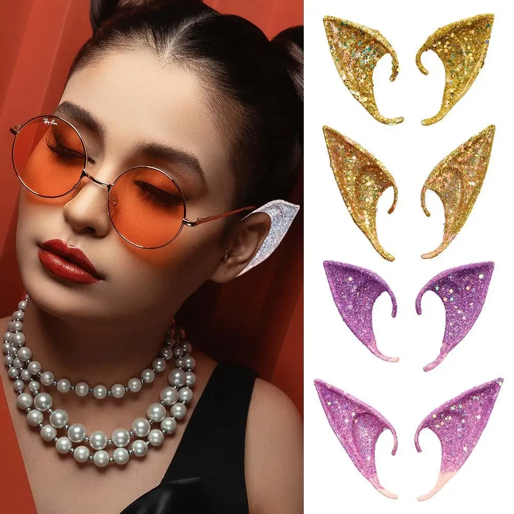 Accessories Photo Props Halloween Christmas Women Cosplay Accessories Angel Elf Ears Imitation Makeup Props Glitter Latex Ears
Accessories Photo Props Halloween Christmas Women Cosplay Accessories Angel Elf Ears Imitation Makeup Props Glitter Latex Ears