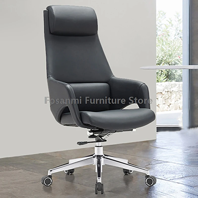 Modern Black Executive Office Chair with Armrest Ergonomic Leather Adjustable Gamer Desk Chair Home Gaming Computer Swivel Chair
Modern Black Executive Office Chair with Armrest Ergonomic Leather Adjustable Gamer Desk Chair Home Gaming Computer Swivel Chair
