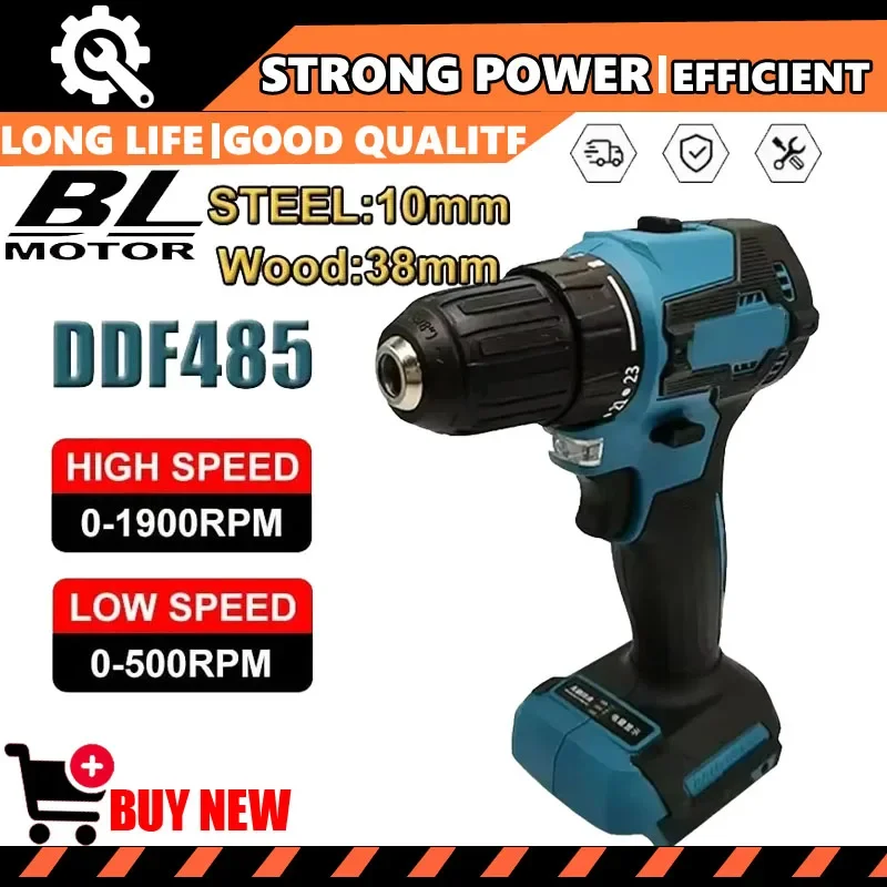 DDF485 10MM LXT Compact Cordless Multi-function Screwdriver Impact Brushless Drive Rechargeable Fit Makita 18V Battery Tool
DDF485 10MM LXT Compact Cordless Multi-function Screwdriver Impact Brushless Drive Rechargeable Fit Makita 18V Battery Tool