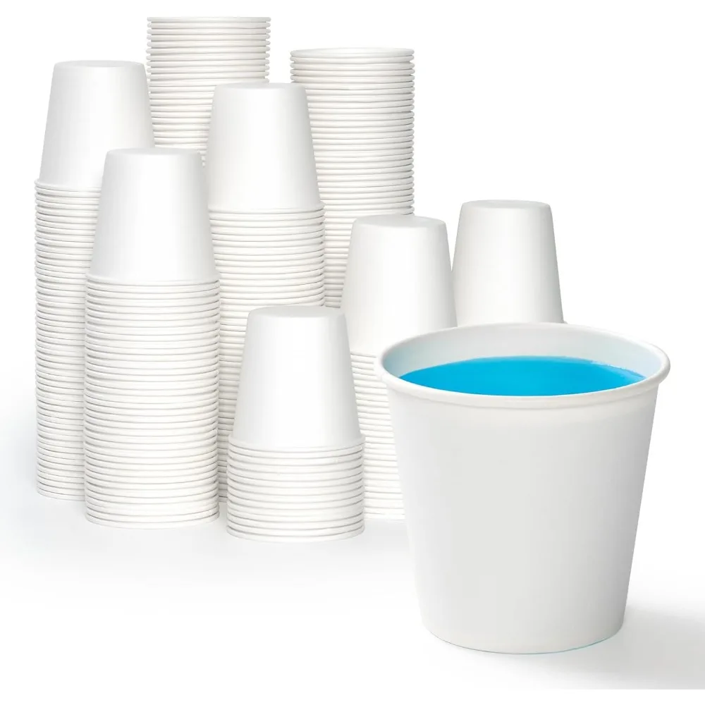 1000 Pack 3 oz White Disposable Bathroom Cups Mini Size for Party Picnic BBQ Travel Event
1000 Pack 3 oz White Disposable Bathroom Cups Mini Size for Party Picnic BBQ Travel Event