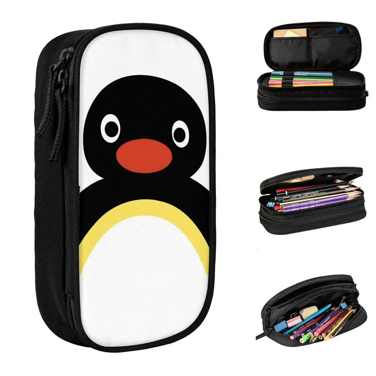 Пеналы Noot Noot Pingu, милые сумки для ручек с героями мультфильмов, студенческие сумки большой емкости, школьная косметичка для студентов
Пеналы Noot Noot Pingu, милые сумки для ручек с героями мультфильмов, студенческие сумки большой емкости, школьная косметичка для студентов