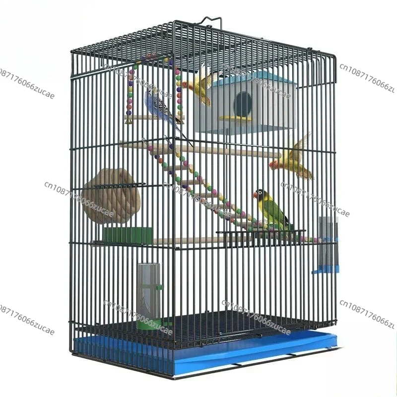 Large BirdCage Breathable Breeding Parrot Cage Strong Standing Flying Many Birdcage with Bottom Tray Pigeon Cage Bird House Nest
Large BirdCage Breathable Breeding Parrot Cage Strong Standing Flying Many Birdcage with Bottom Tray Pigeon Cage Bird House Nest