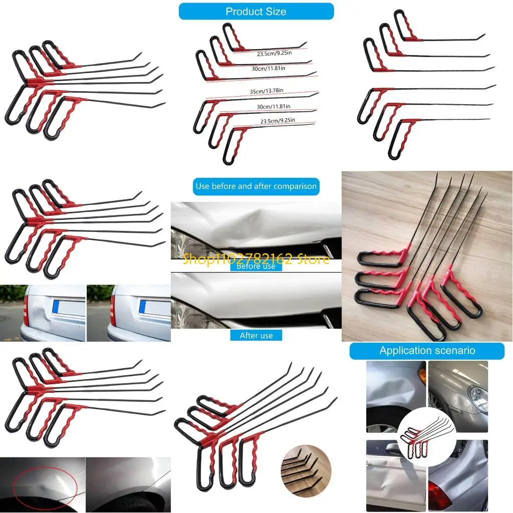 547B Versatile Dents Repair Hook for Car Body from Hails Impact DIY for Home Mechanics Ensures Smooth Surfacs Restoration
547B Versatile Dents Repair Hook for Car Body from Hails Impact DIY for Home Mechanics Ensures Smooth Surfacs Restoration