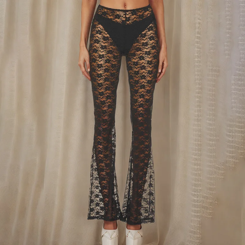 flared wide leg pants floral lace high waist trousers bell bottoms mesh see through transparent capris sexy streetwear
flared wide leg pants floral lace high waist trousers bell bottoms mesh see through transparent capris sexy streetwear