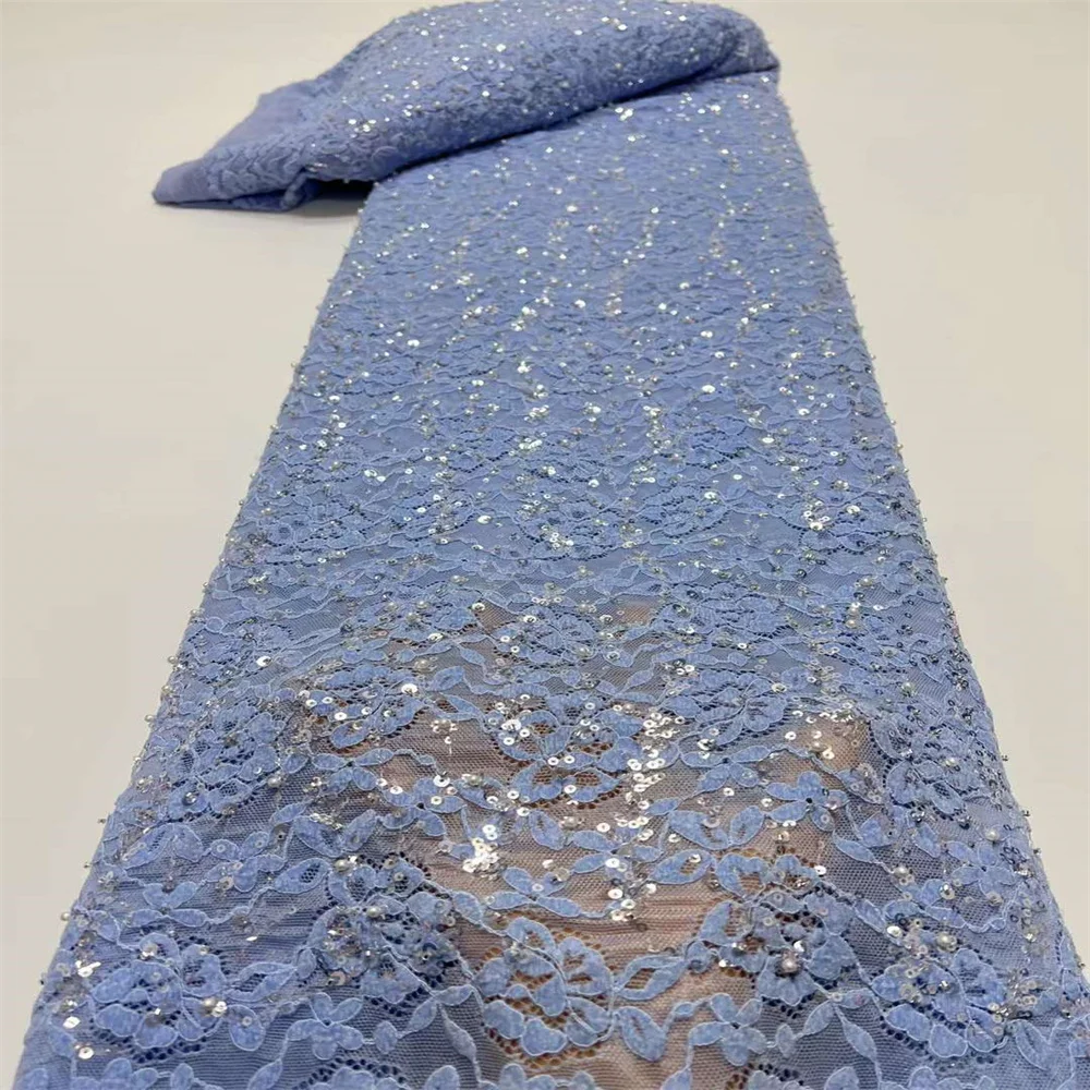 African Lace Fabric 2024 Handmade Beaded Lace Fabric France Sequins Nigerian Embroidery Bridal Mesh Lace Fabric For Sew hx-0275
African Lace Fabric 2024 Handmade Beaded Lace Fabric France Sequins Nigerian Embroidery Bridal Mesh Lace Fabric For Sew hx-0275