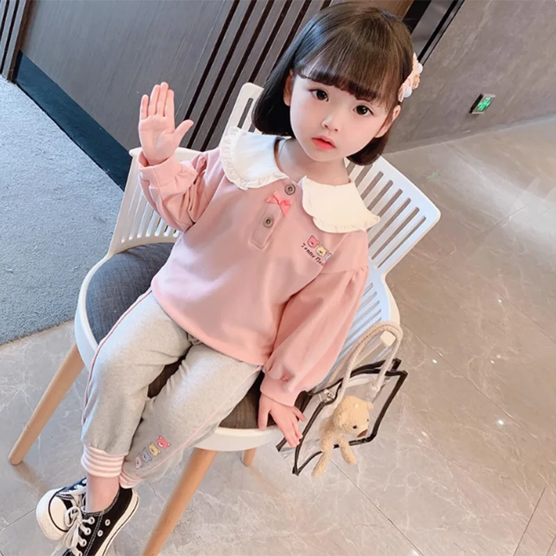 Girls' hoodie set with Western style Spring and Autumn 2025 baby casual spring clothes children's doll collar spring 2PCS/Set
Girls' hoodie set with Western style Spring and Autumn 2025 baby casual spring clothes children's doll collar spring 2PCS/Set
