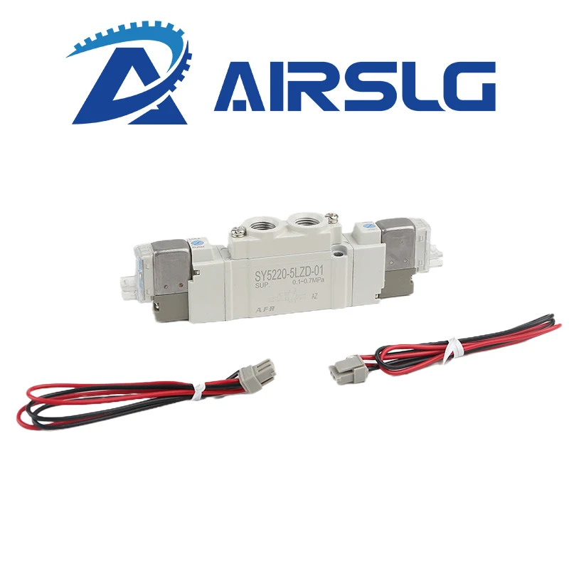SMC Type 5 port 2 Pilot operated solenoid valve SY3220 SY5220 SY7220-3LZD/4LZD/5LZD/6LZD Normal Close Internal Directional valve
SMC Type 5 port 2 Pilot operated solenoid valve SY3220 SY5220 SY7220-3LZD/4LZD/5LZD/6LZD Normal Close Internal Directional valve