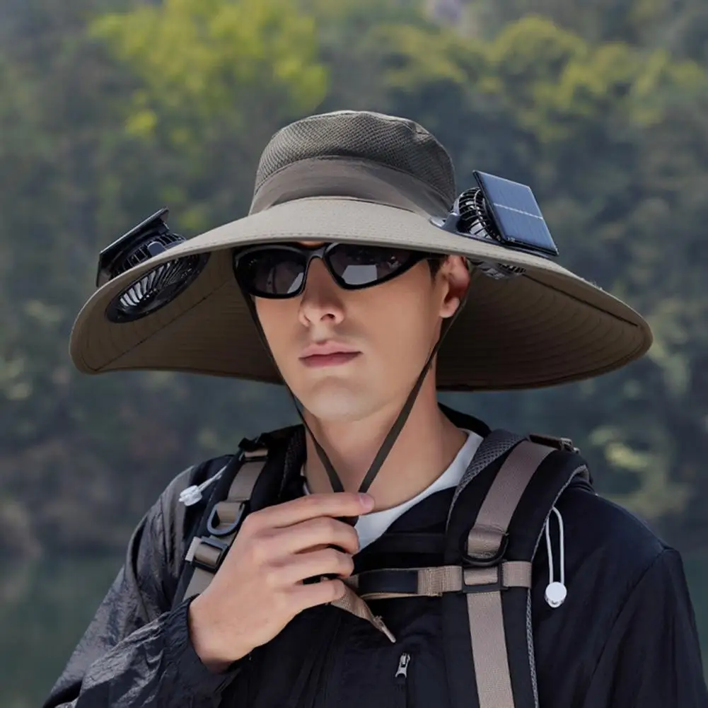 Wide-brimmed Hat with Dual-power Fan Fan Hat with Solar Charging Wide-brimmed Outdoor Fan Hat Cycling Fishing Accessories
Wide-brimmed Hat with Dual-power Fan Fan Hat with Solar Charging Wide-brimmed Outdoor Fan Hat Cycling Fishing Accessories