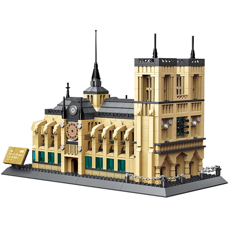 World-famous Architecture Notre-Dame de Paris MOC Building Blocks Toy Model, Desktop Decor Ornament, Holiday Gift
World-famous Architecture Notre-Dame de Paris MOC Building Blocks Toy Model, Desktop Decor Ornament, Holiday Gift