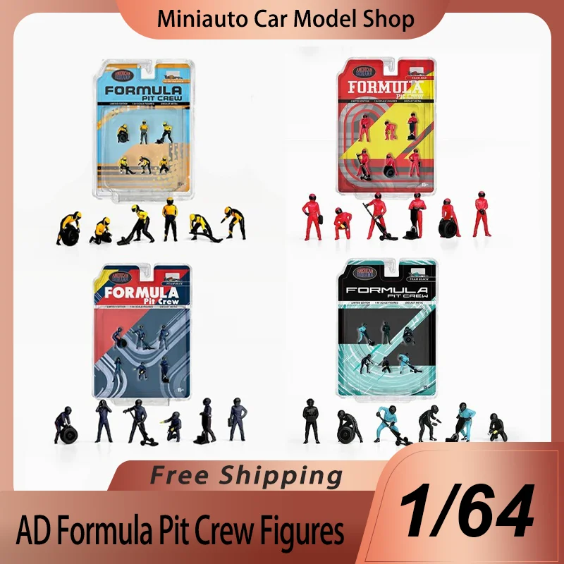 New In Stock American Diorama AD 1:64 Formula Pit Crew Figures Team Set Diecast Model Gift Dolls Limited Toys Kids Ornament Gift
New In Stock American Diorama AD 1:64 Formula Pit Crew Figures Team Set Diecast Model Gift Dolls Limited Toys Kids Ornament Gift