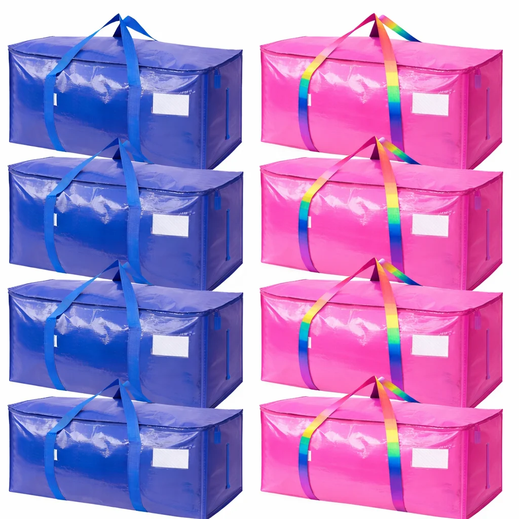 Сверхбольшие складные сумки для переезда объемом 24 галлона, сверхпрочные, с ручками для переноски, молниями и карманом для бирки, для кемпинга на открытом воздухе, водонепроницаемые.
Сверхбольшие складные сумки для переезда объемом 24 галлона, сверхпрочные, с ручками для переноски, молниями и карманом для бирки, для кемпинга на открытом воздухе, водонепроницаемые.