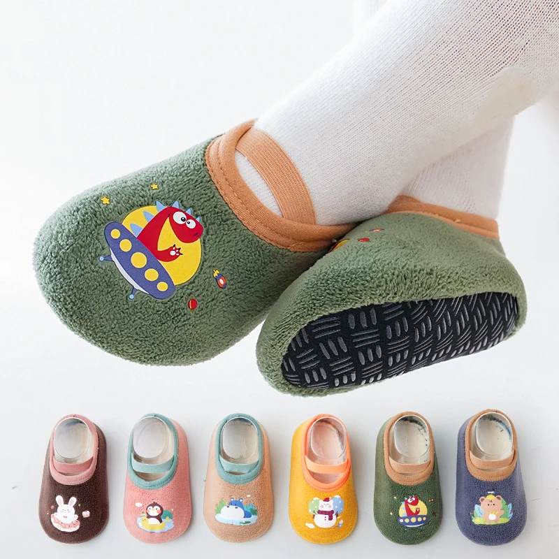 Baby Adorable Animals Pattern Non Slip Floor Socks, Breathable Casual Socks With Rubber for Boy and Girl Kid Indoor Activities
Baby Adorable Animals Pattern Non Slip Floor Socks, Breathable Casual Socks With Rubber for Boy and Girl Kid Indoor Activities
