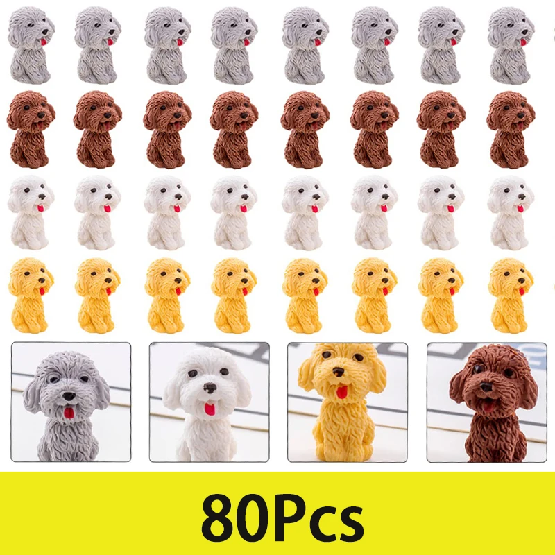 80Pcs Animal Dogs Pencil Erasers Toppers Erasers Pencil Erasers Dog Pencil Erasers Cute Erasers Mini Pencil Erasers for Kids
80Pcs Animal Dogs Pencil Erasers Toppers Erasers Pencil Erasers Dog Pencil Erasers Cute Erasers Mini Pencil Erasers for Kids