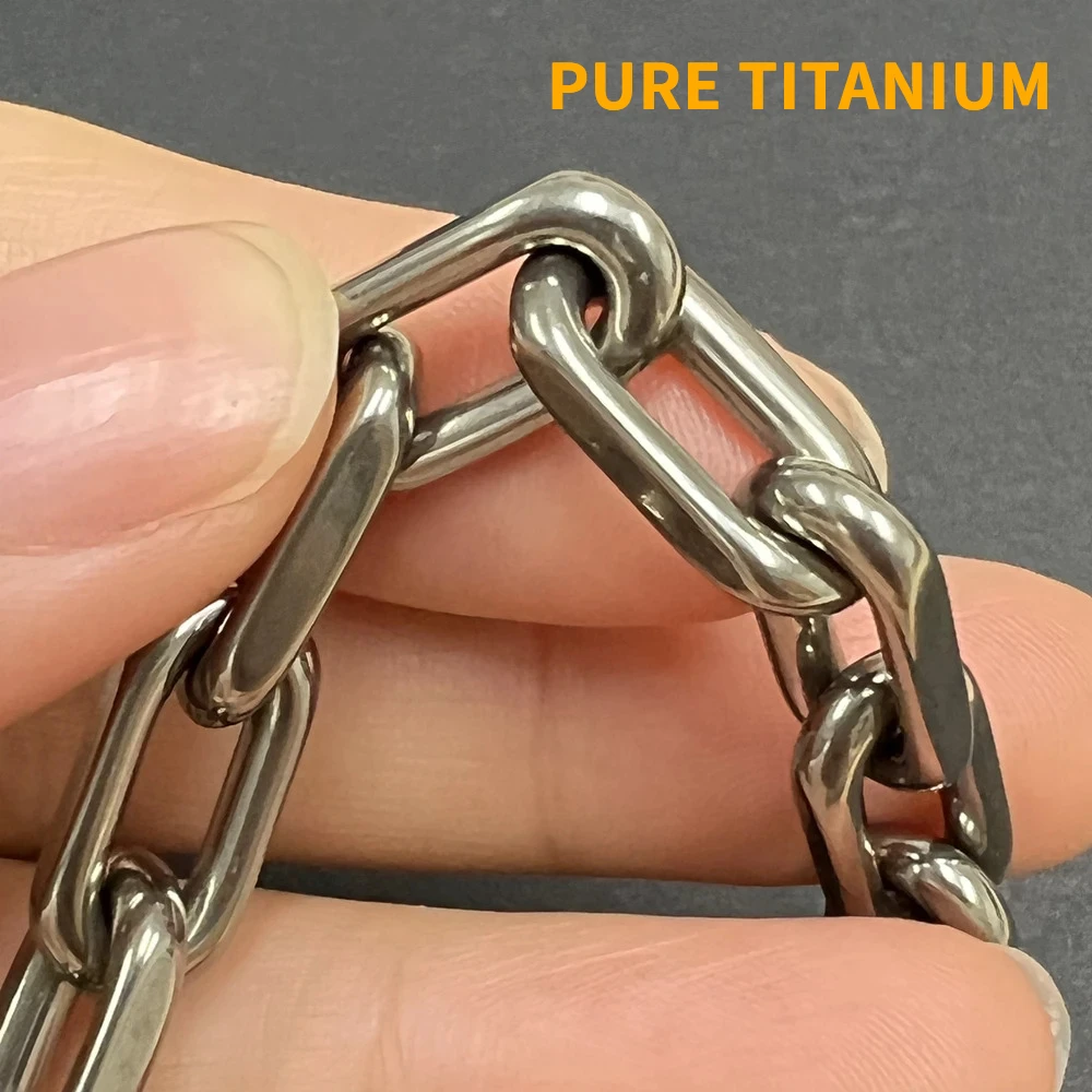 Fashion 8mm TA1 Pure Titanium Bracelet 4-Side Square Oval Chain Necklace for Unisex Hand Polished NO Allergic Chains Gifts
Fashion 8mm TA1 Pure Titanium Bracelet 4-Side Square Oval Chain Necklace for Unisex Hand Polished NO Allergic Chains Gifts