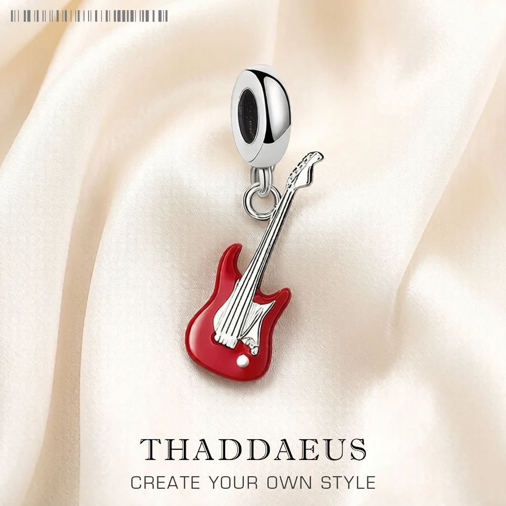 Charm Pendant Red Guitar Lucky Gift For Women Men Solid 925 Sterling Silver Brand New Musical Fine Jewelry
Charm Pendant Red Guitar Lucky Gift For Women Men Solid 925 Sterling Silver Brand New Musical Fine Jewelry