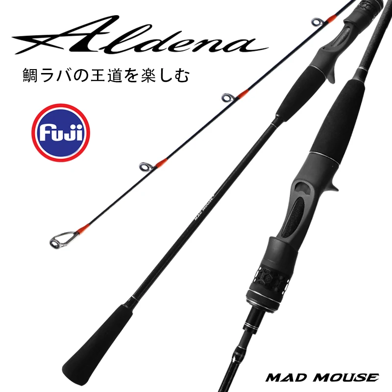New MADMOUSE ALDENA Rubber Jigging Rod 1.9m 1.98m 6-7kg Drag Power PE0.6-1.5# Light Saltwater Boat Rod Casting Rod Rubber Rods
New MADMOUSE ALDENA Rubber Jigging Rod 1.9m 1.98m 6-7kg Drag Power PE0.6-1.5# Light Saltwater Boat Rod Casting Rod Rubber Rods