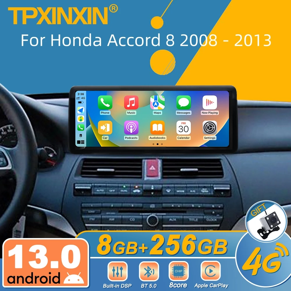 Qualcomm Android Car Stereo Radio For Honda Accord 8 2008 - 2013 GPS Navigation Player Ultra Thin Touch Screen Wireless Carplay
Qualcomm Android Car Stereo Radio For Honda Accord 8 2008 - 2013 GPS Navigation Player Ultra Thin Touch Screen Wireless Carplay