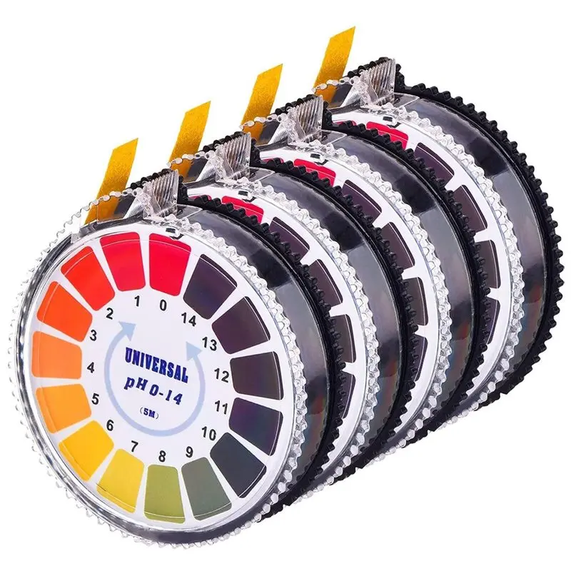 AT82-PH Test Paper Strips 0-14 Universal 4 Rolls Full Range For Water, Lab And Aquarium
AT82-PH Test Paper Strips 0-14 Universal 4 Rolls Full Range For Water, Lab And Aquarium