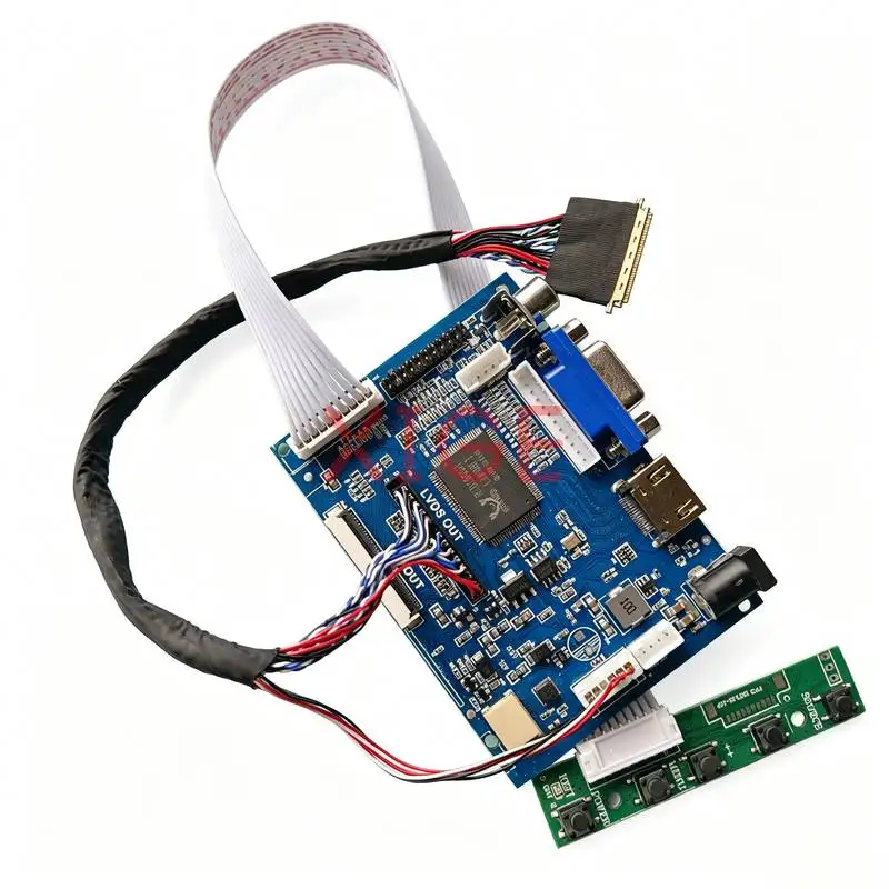 Controller Board Fit LP156WF4 LP156WF1 LP156WF2 LP156WFC AV+HDMI+VGA Laptop Monitor Panel 1920x1080 1920*1080 LVDS-40Pin DIY Kit
Controller Board Fit LP156WF4 LP156WF1 LP156WF2 LP156WFC AV+HDMI+VGA Laptop Monitor Panel 1920x1080 1920*1080 LVDS-40Pin DIY Kit