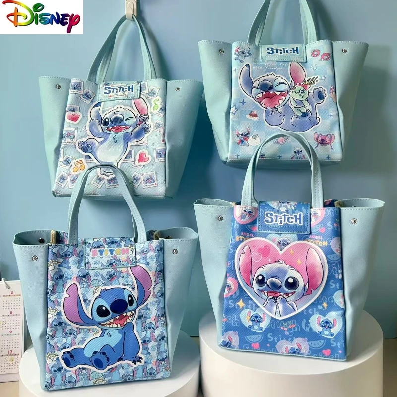 Disney Fashion Trendy Portable Women's Handbag, Women's High Quality Cartoon Stitch Leather Waterproof Leisure Storage Bag
Disney Fashion Trendy Portable Women's Handbag, Women's High Quality Cartoon Stitch Leather Waterproof Leisure Storage Bag