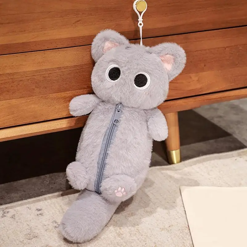 Stuffed Pencil Case Multifunctional Plush Animal Pouch Cartoon Cat Pen Case Soft Stationery Storage Bag For College School Adult
Stuffed Pencil Case Multifunctional Plush Animal Pouch Cartoon Cat Pen Case Soft Stationery Storage Bag For College School Adult