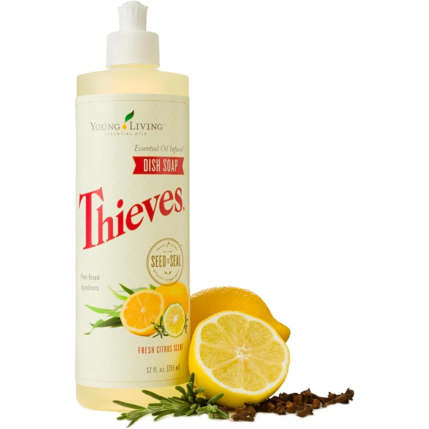 Plant Based Dish Soap with Lemon Essential Oil, 12 oz, Gentle on Hands for Kitchen Dishes
Plant Based Dish Soap with Lemon Essential Oil, 12 oz, Gentle on Hands for Kitchen Dishes