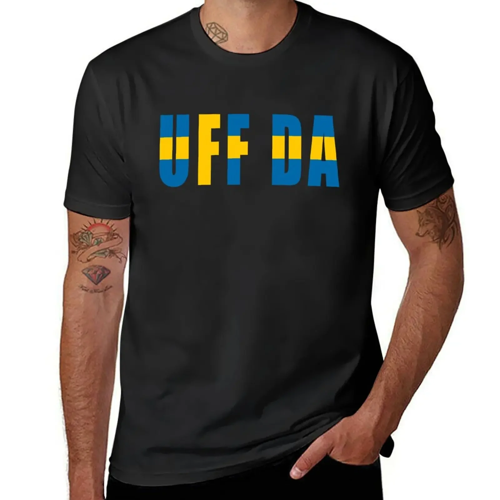 Uff da, Swedish flag, Scandinavian T-Shirt summer shirt anime tshirt new edition plus size men clothing
Uff da, Swedish flag, Scandinavian T-Shirt summer shirt anime tshirt new edition plus size men clothing