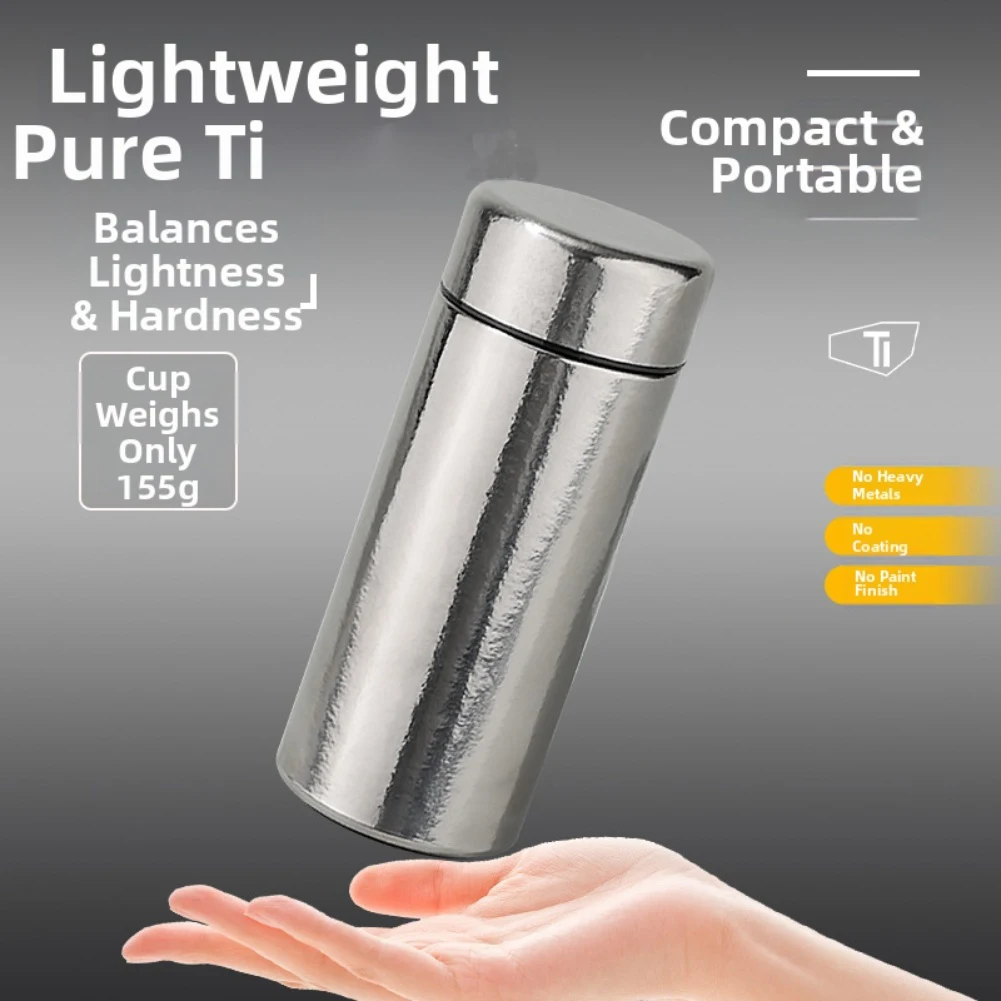 Double-layer Insulated Cup Mini Pure Ti Double-Wall Insulated Travel Mug With Tea Separation Camping Cooking Supplies
Double-layer Insulated Cup Mini Pure Ti Double-Wall Insulated Travel Mug With Tea Separation Camping Cooking Supplies