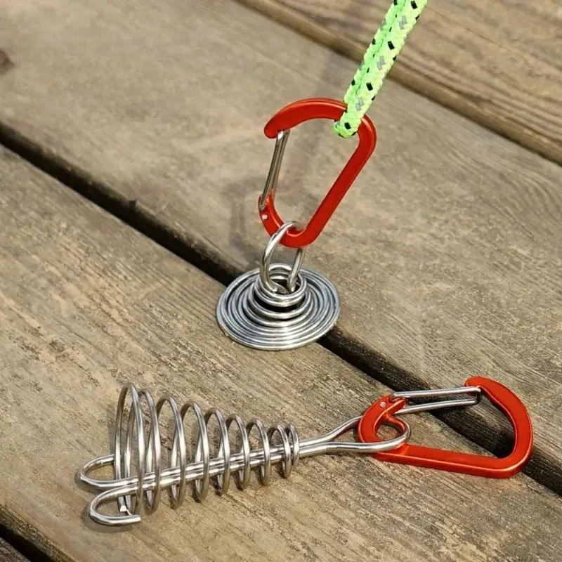 Spiral Shaped Spring Octopus Deck Peg Hook Rope Buckle Tent Hook Camping
Spiral Shaped Spring Octopus Deck Peg Hook Rope Buckle Tent Hook Camping