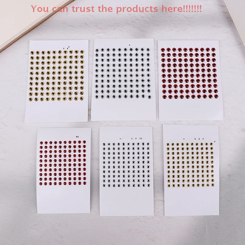 100Pcs 3D 3/4/5/6MM DIY Artificial Fish Eyes Bait Fish Eyes Sticker Fishing Lure Eyes Holographic Fly Tying Fishing Bait Sticker
100Pcs 3D 3/4/5/6MM DIY Artificial Fish Eyes Bait Fish Eyes Sticker Fishing Lure Eyes Holographic Fly Tying Fishing Bait Sticker